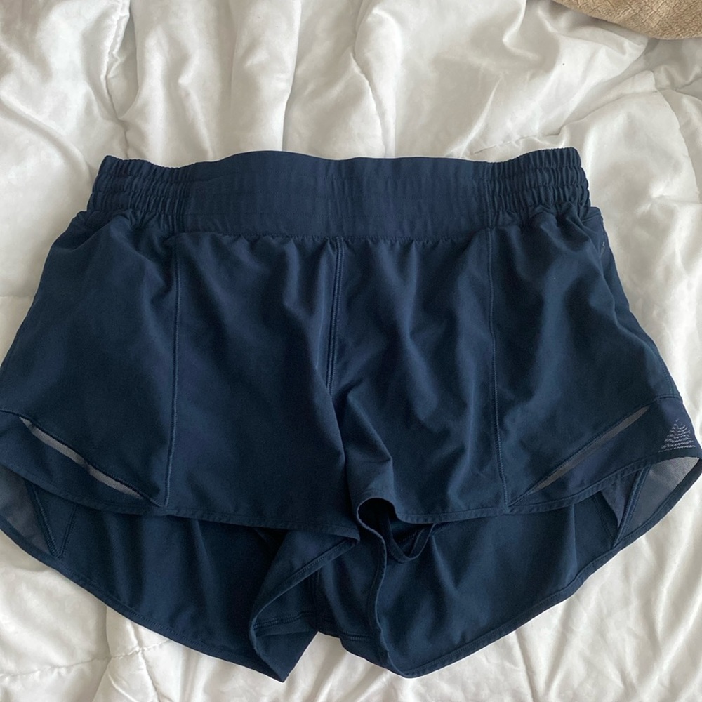 Navy Lululemon shorts